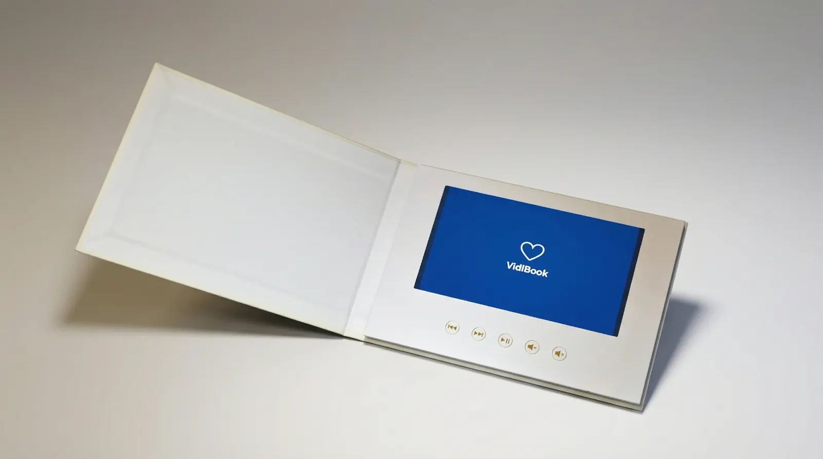 Vidibook videókönyv – nyitva elölről